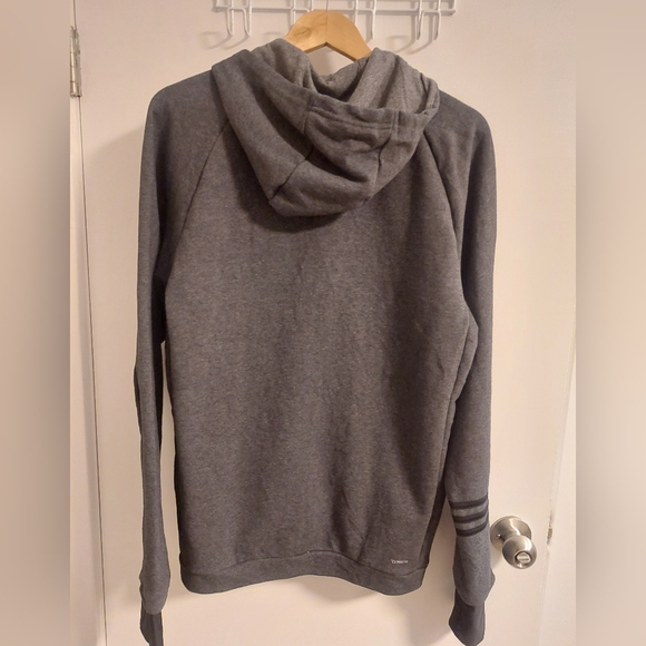 Adidas Men's Dark Gray Performance Jacket - Picture 4 of 7